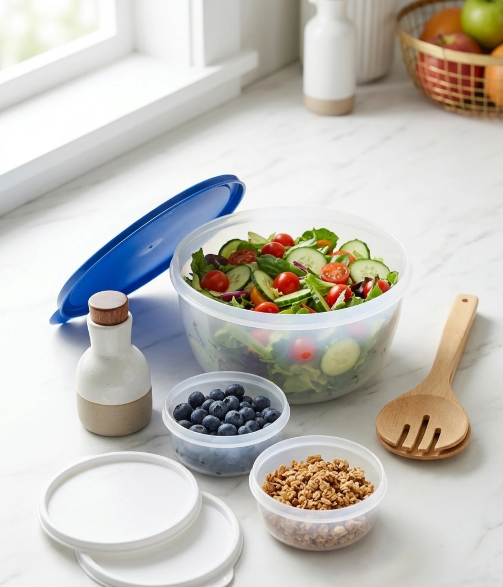 🥣 Conjunto de Tigelas Espaciais | Tupperware 🥣